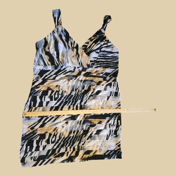 Gorgeous Animal Print Designer Fitted Dress Women's Plus Size 22 - Picture 7 of 15